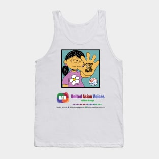 The Other Ones Very Asian American UAV STOP THE HATE Tank Top